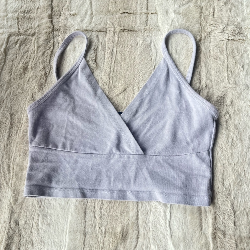 Brandy Melville lavender criss cross tank